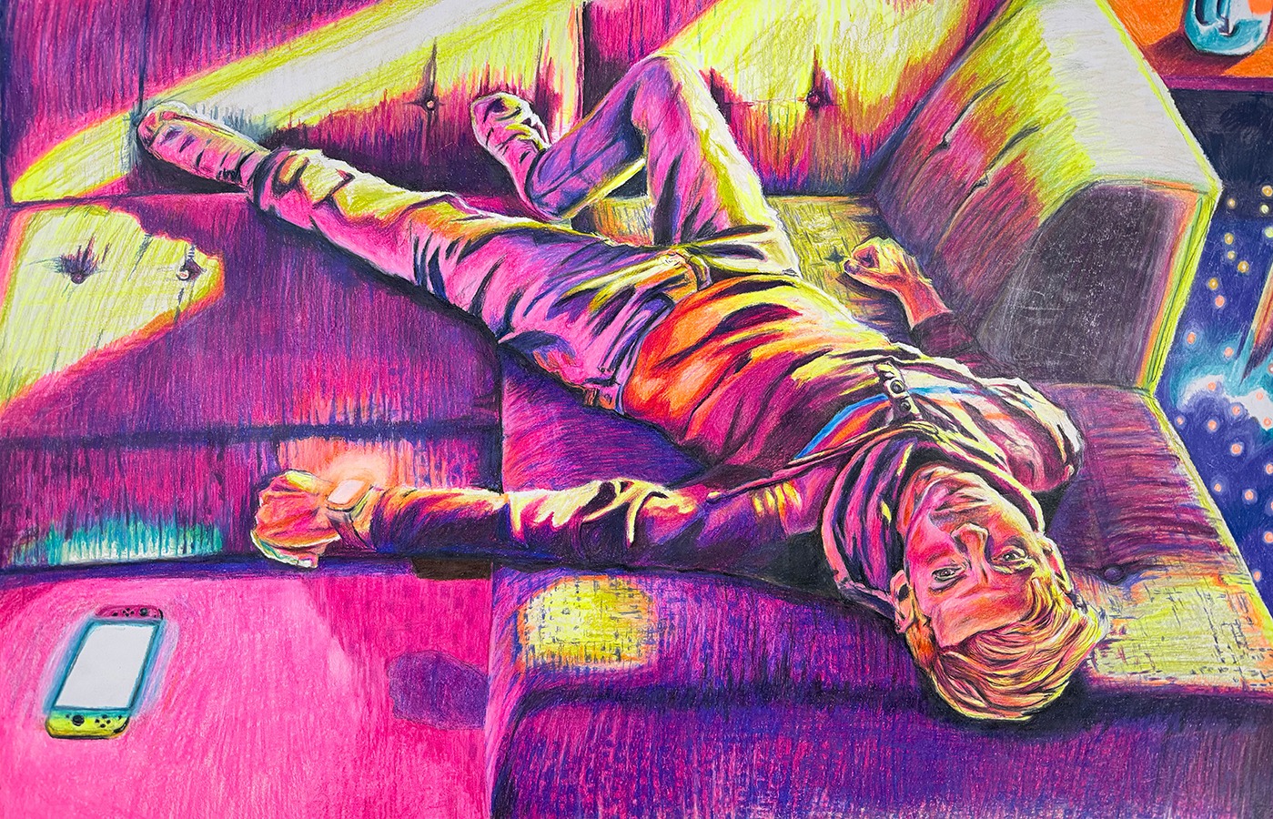 Colorful original artwork by Bry Sharland